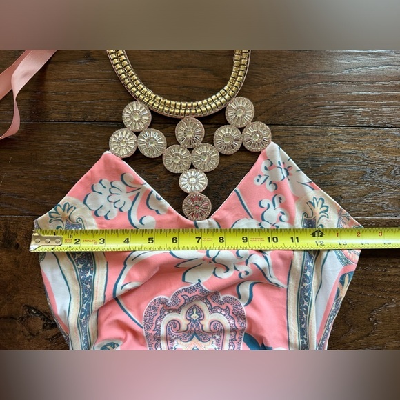 Venus Halter Paisley Blue/Pink- size XS - Picture 4 of 7